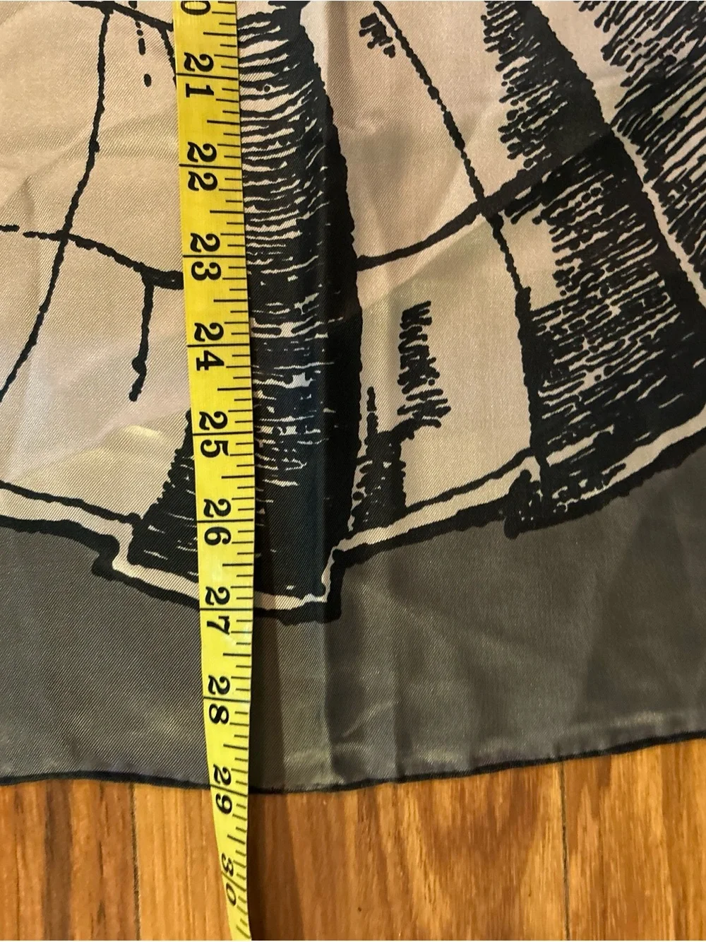 Georgio Sant Angelo for Sally Gee vintage 100% silk scarf wrap.